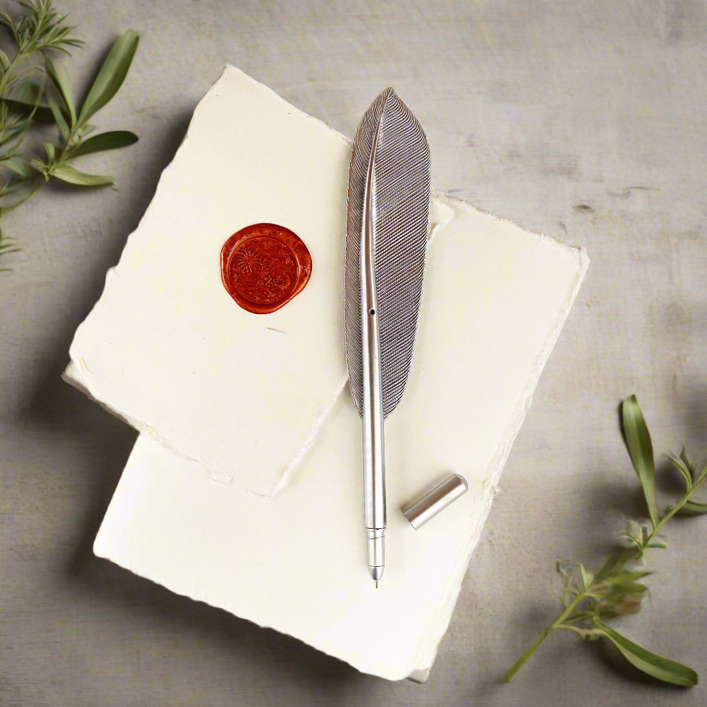 Elegant Feather Style Pen - Unique Quill Inspired Design