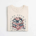 Floral Book Lover Tee – Too Many Books Shirt, Trendy Bookworm Gift for Her, Women's T-Shirt
