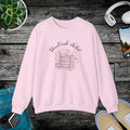 DipaliZ Sweatshirt Books Graphic Tubular Knit Construction