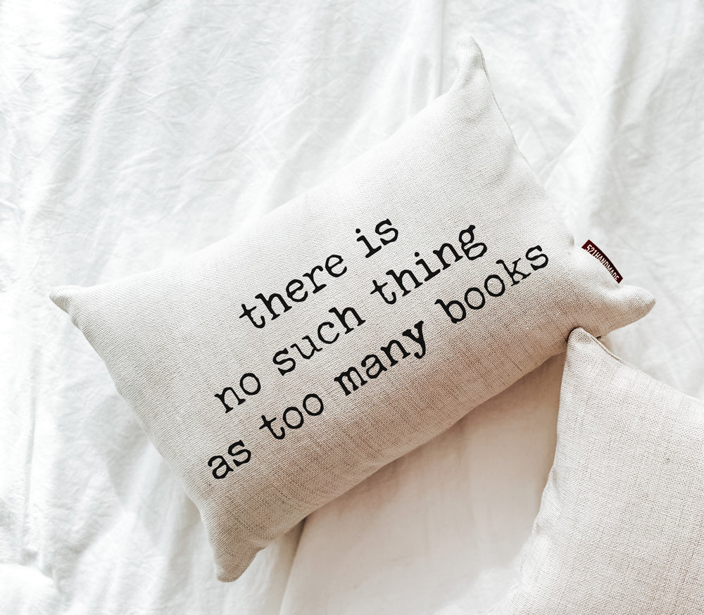 Book Pillow - Too Many Books