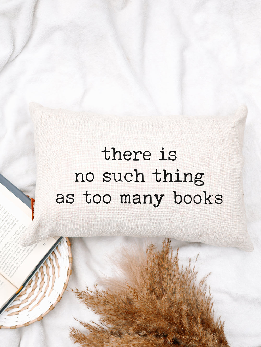 Book Pillow - Too Many Books