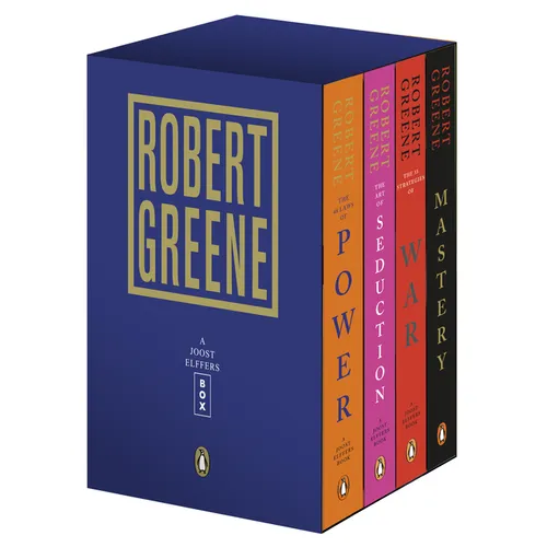Robert Greene 4-Book Boxed Set: The 48 Laws of Power; The Art of Seduction; The 33 Strategies of War; Mastery - Paperback